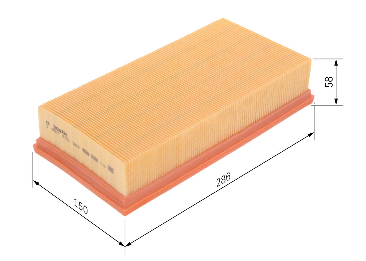 BOSCH 1 457 433 067 - Luftfilter