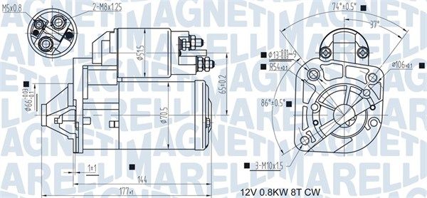 MAGNETI MARELLI 063721442010 - Starter