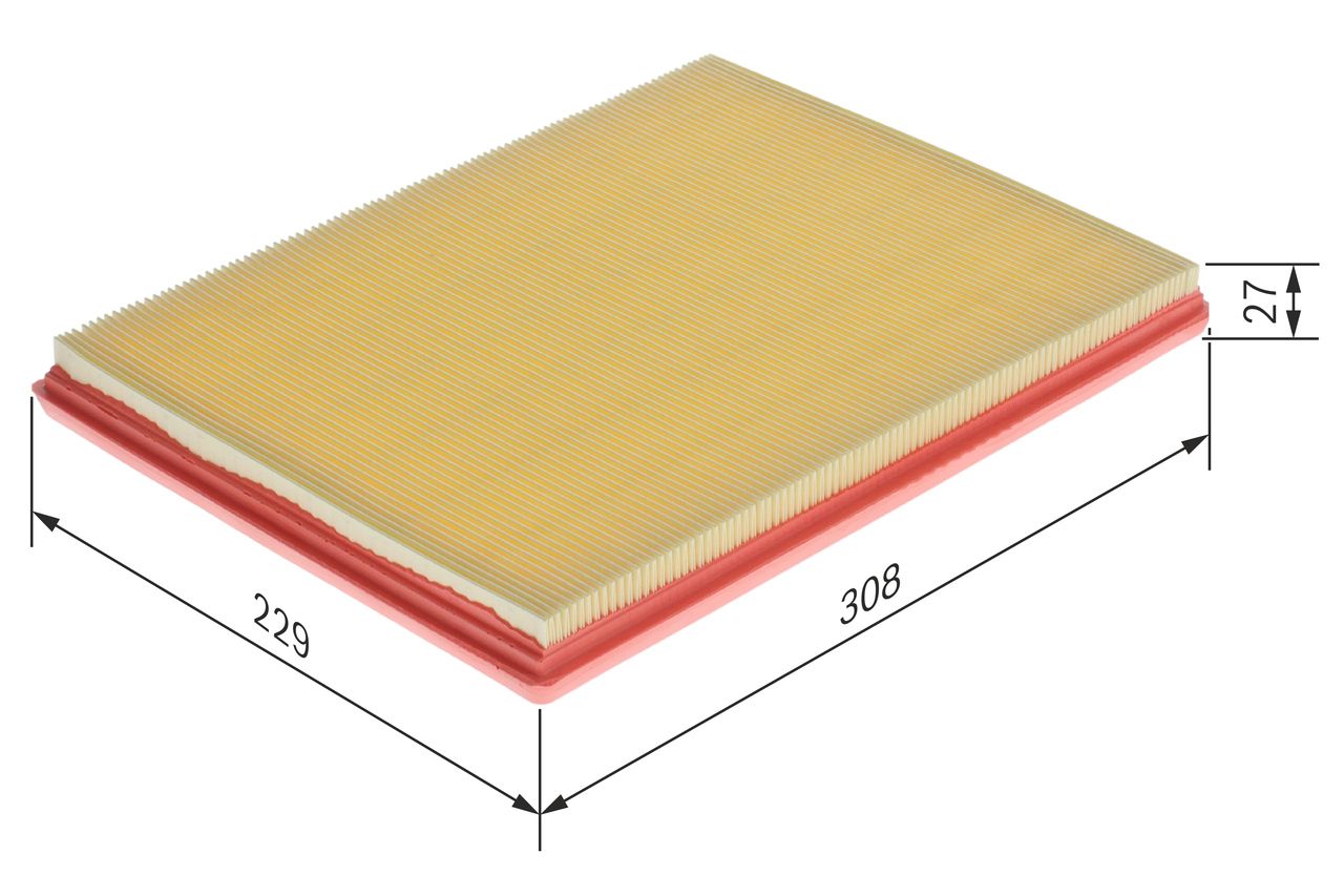 BOSCH 1 457 433 007 - Luftfilter