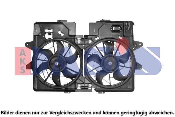 AKS DASIS 098025N - Lüfter, Motorkühlung