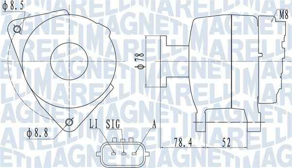 MAGNETI MARELLI 063731989010 - Generator