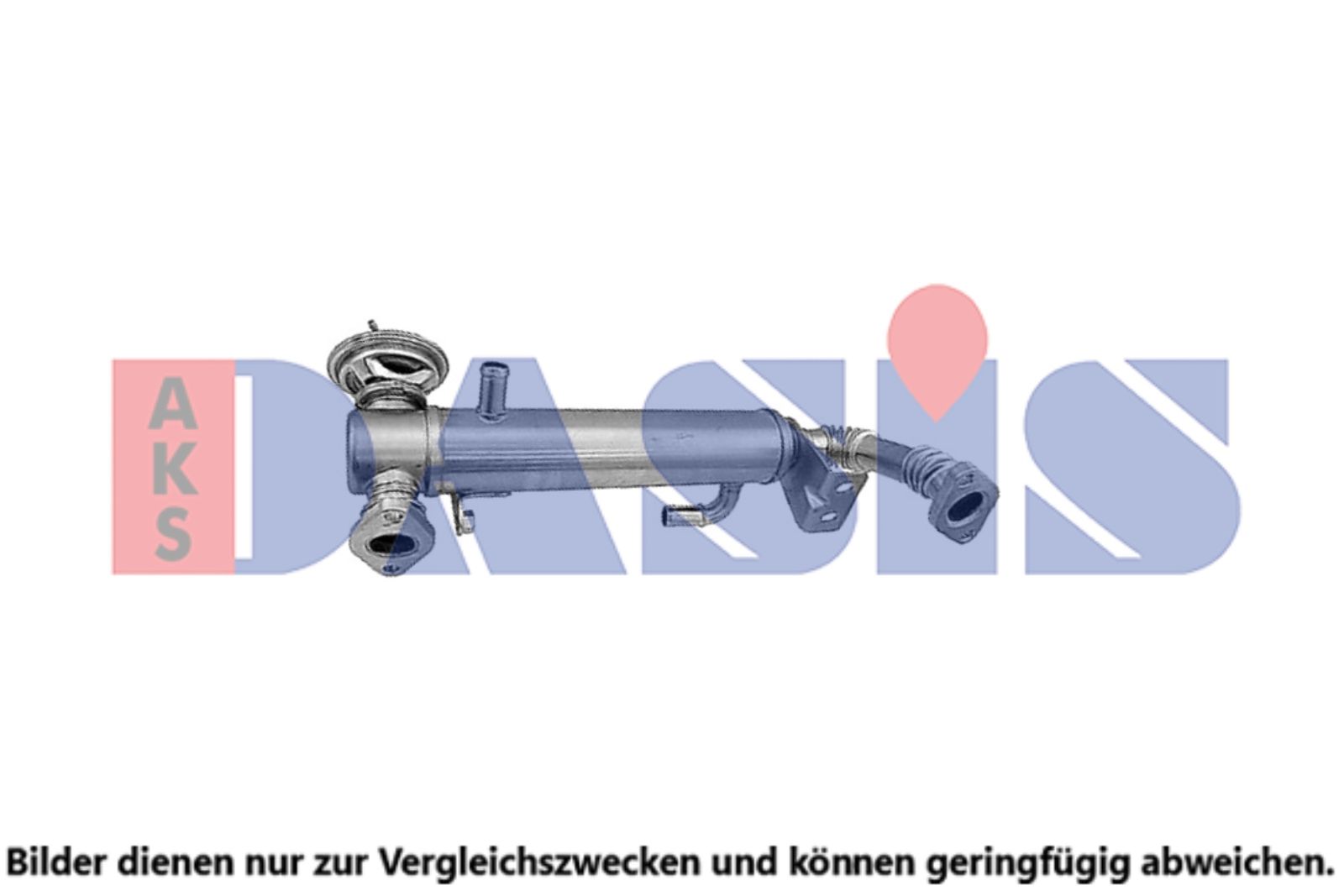 AKS DASIS 085024N - Kühler, Abgasrückführung