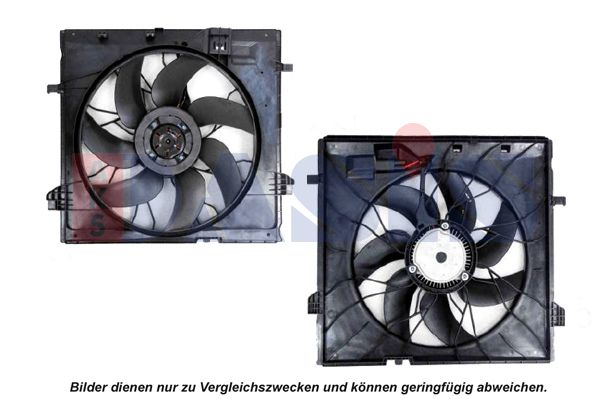 AKS DASIS 128184N - Lüfter, Motorkühlung