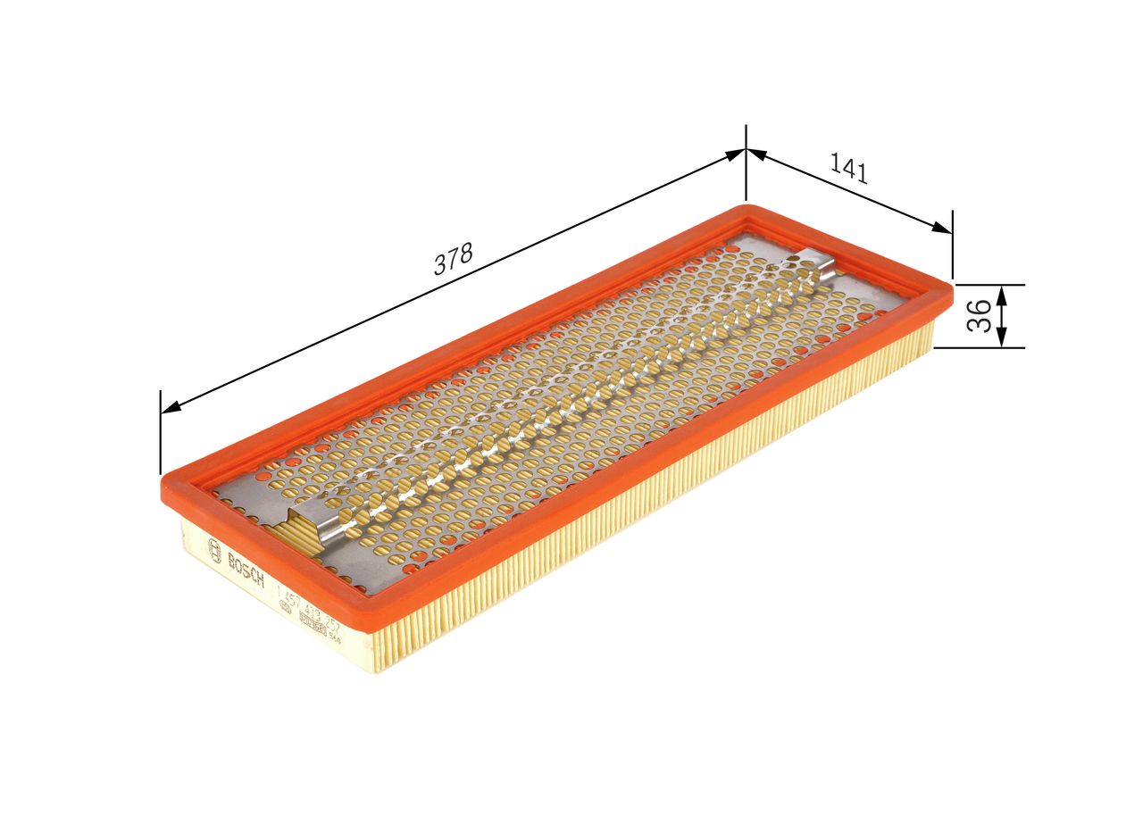 BOSCH 1 457 433 257 - Luftfilter