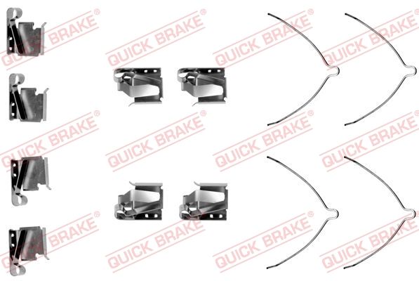 QUICK BRAKE 109-1269 - Zubehörsatz, Scheibenbremsbelag