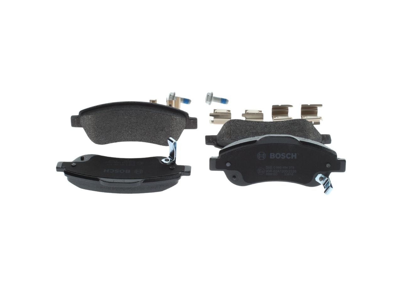 BOSCH 0 986 494 379 - Bremsbelagsatz, Scheibenbremse