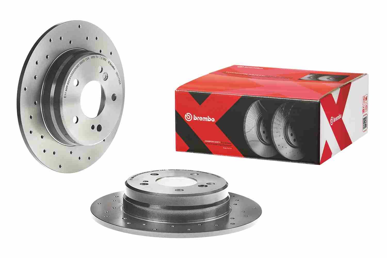 BREMBO 08.5178.3X - Bremsscheibe