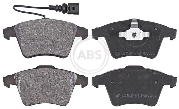 A.B.S. 37416 - Bremsbelagsatz, Scheibenbremse