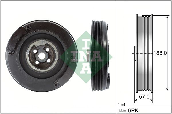 Schaeffler INA 544 0002 10 - Riemenscheibe, Kurbelwelle