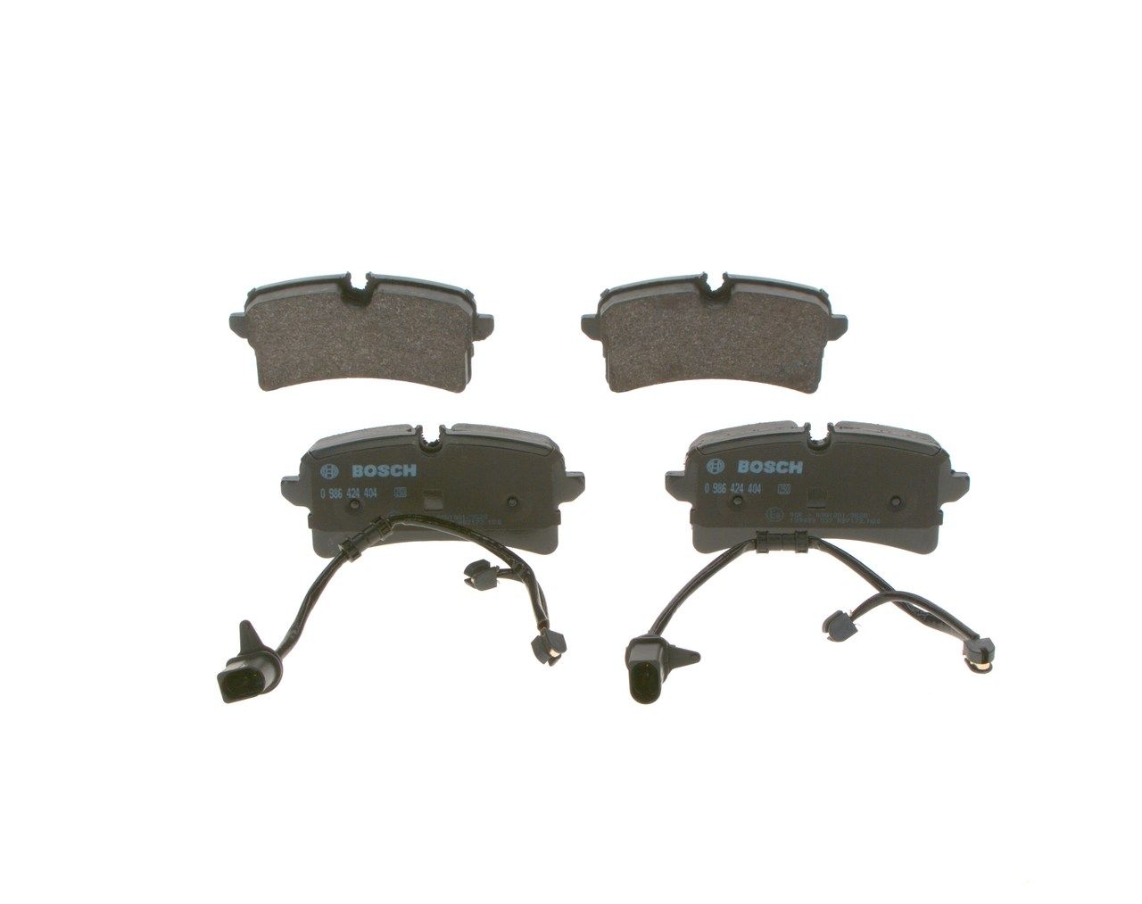 BOSCH 0 986 424 404 - Bremsbelagsatz, Scheibenbremse