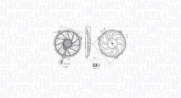 MAGNETI MARELLI 069422865010 - Lüfter, Motorkühlung