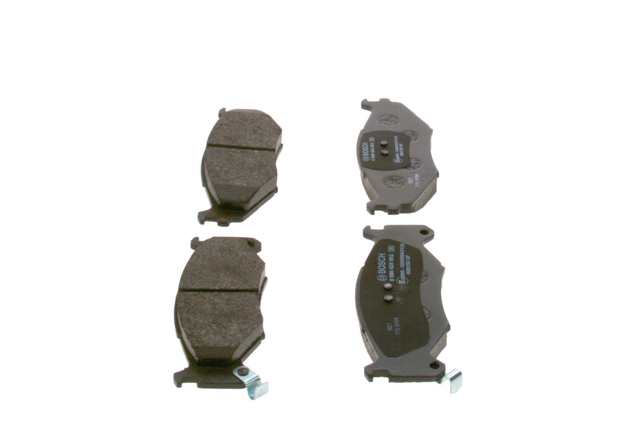 BOSCH 0 986 424 892 - Bremsbelagsatz, Scheibenbremse