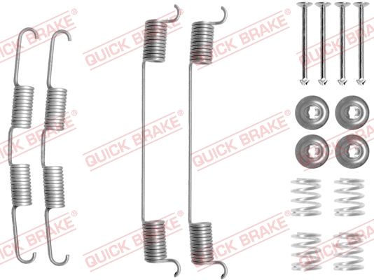 QUICK BRAKE 105-0724R - Zubehörsatz, Bremsbacken
