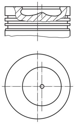 MAHLE 008 96 00 - Kolben