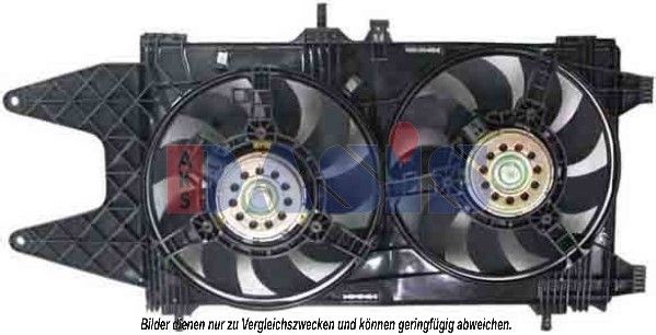 AKS DASIS 088057N - Lüfter, Motorkühlung
