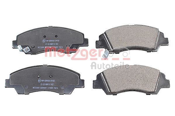 METZGER AUTOTEILE 1170959 - Bremsbelagsatz, Scheibenbremse