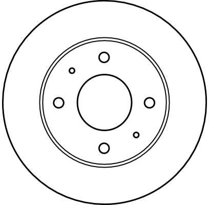 TRW DF4081 - Bremsscheibe