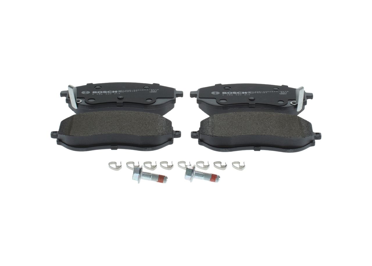 BOSCH 0 986 460 314 - Bremsbelagsatz, Scheibenbremse