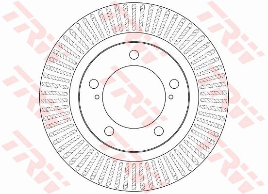TRW DF6239S - Bremsscheibe