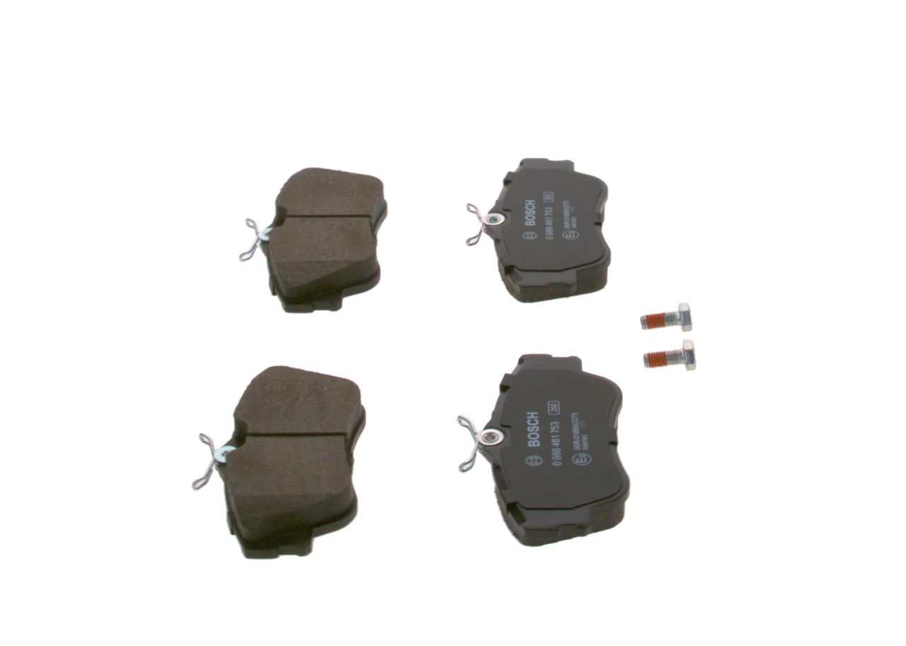 BOSCH 0 986 461 753 - Bremsbelagsatz, Scheibenbremse