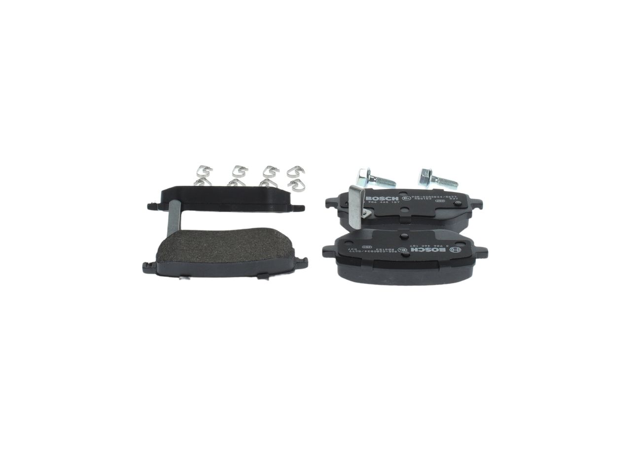 BOSCH 0 986 460 187 - Bremsbelagsatz, Scheibenbremse