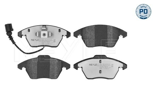 MEYLE 025 235 8720/PD - Bremsbelagsatz, Scheibenbremse