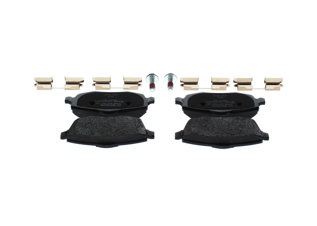 BOSCH 0 986 424 792 - Bremsbelagsatz, Scheibenbremse