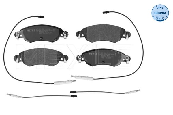 MEYLE 025 232 7617/W - Bremsbelagsatz, Scheibenbremse
