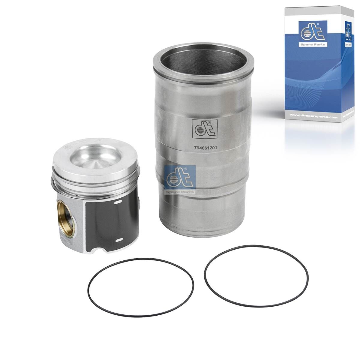 DT Spare Parts 1.33119 - Reparatursatz, Kolben/Zylinderlaufbuchse