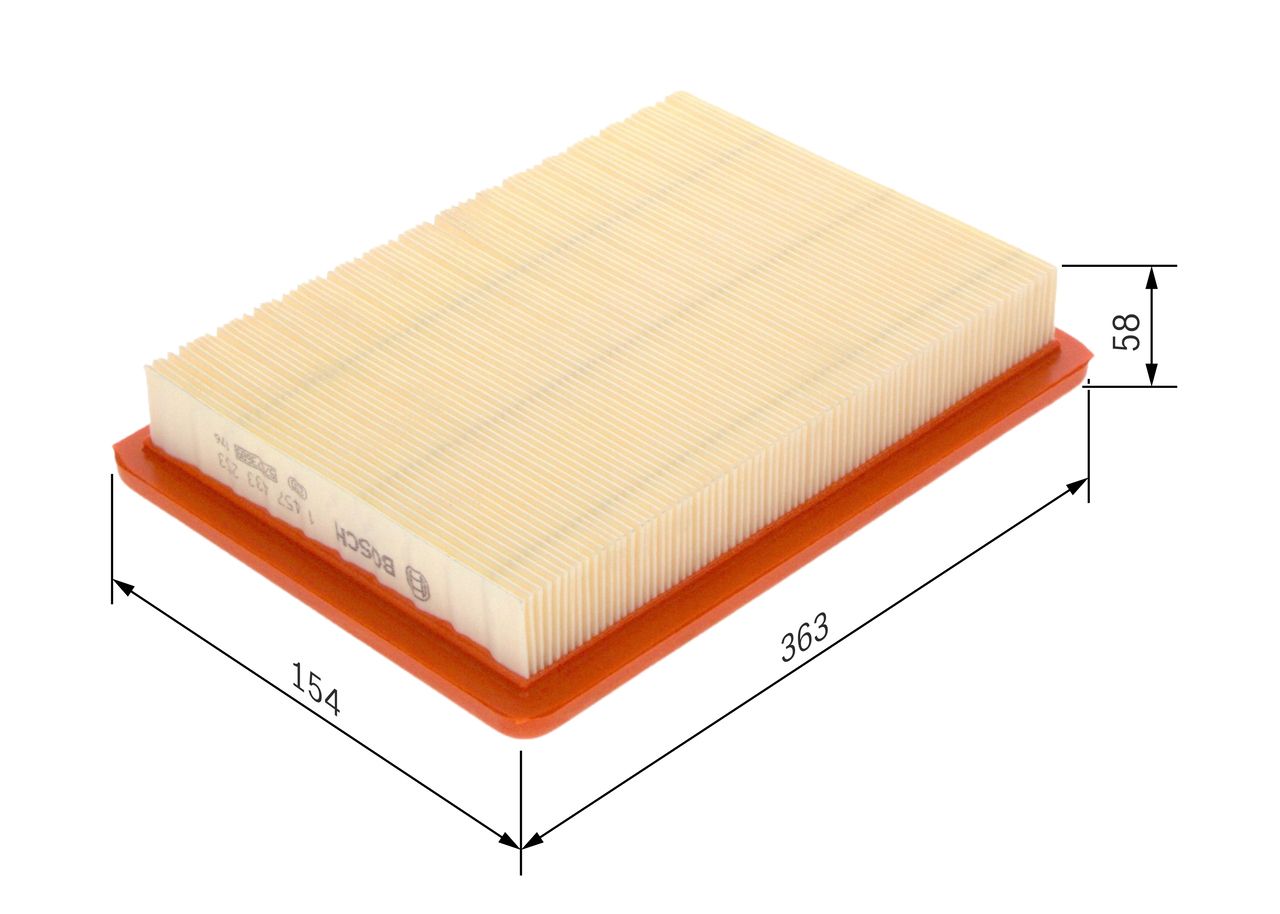 BOSCH 1 457 433 052 - Luftfilter