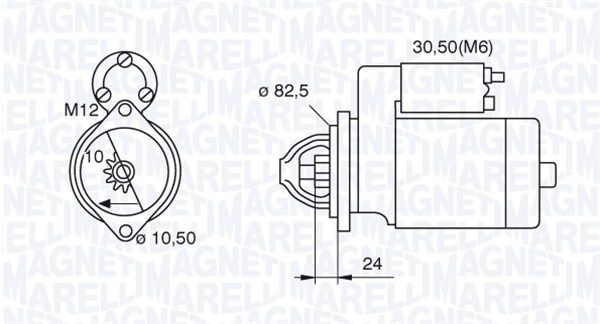MAGNETI MARELLI 063521090680 - Starter