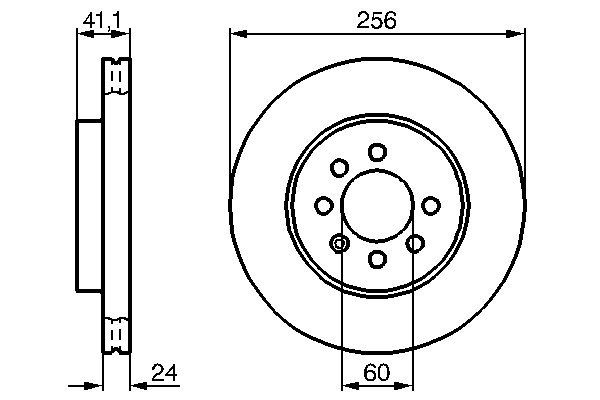 BOSCH 0 986 478 286 - Bremsscheibe
