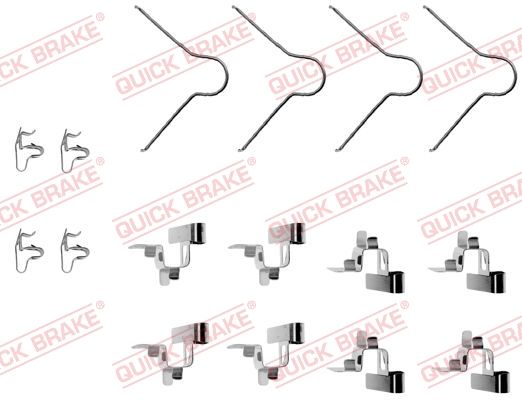 QUICK BRAKE 109-1030 - Zubehörsatz, Scheibenbremsbelag