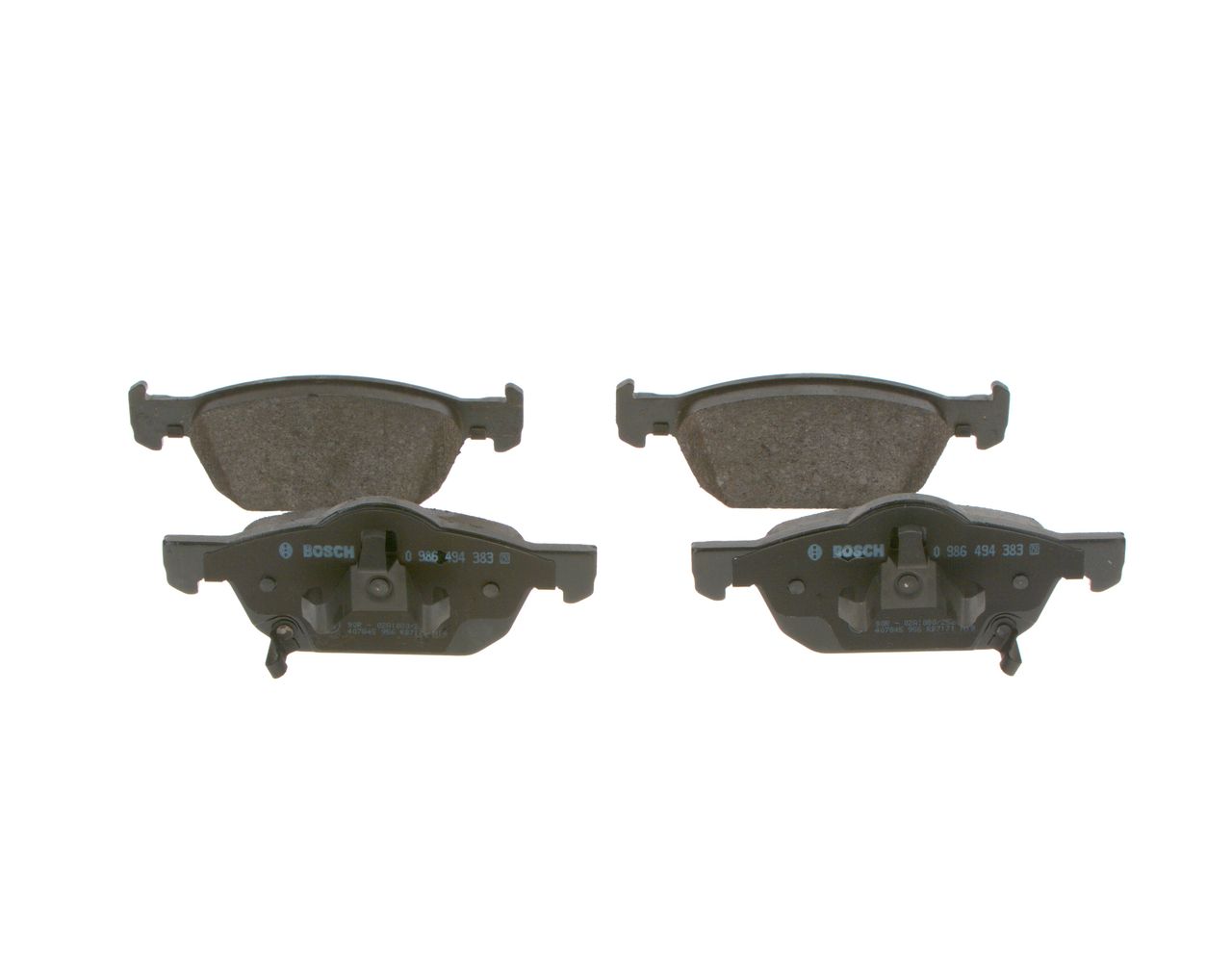 BOSCH 0 986 494 383 - Bremsbelagsatz, Scheibenbremse