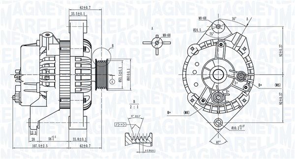 MAGNETI MARELLI 063734274010 - Generator