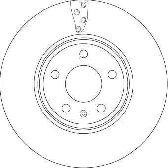 TRW DF4866S - Bremsscheibe