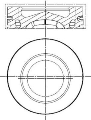 MAHLE 028 PI 00140 000 - Kolben
