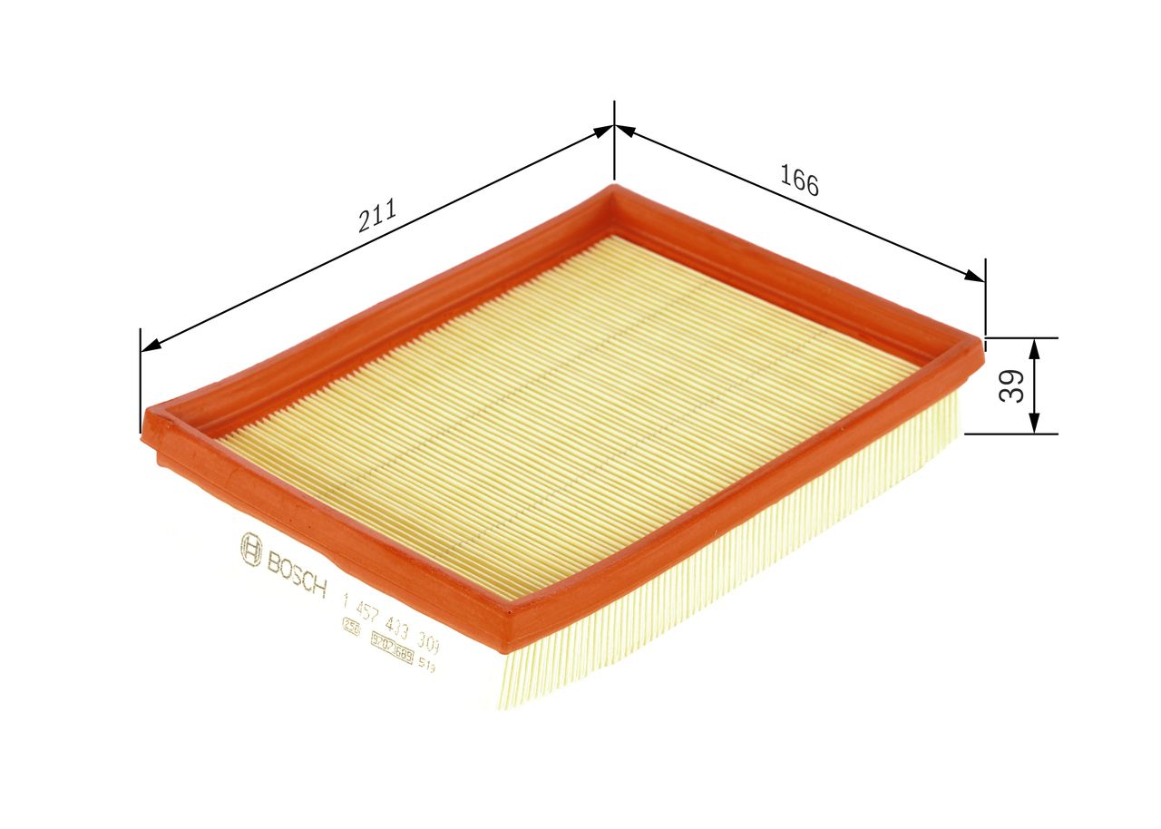BOSCH 1 457 433 309 - Luftfilter