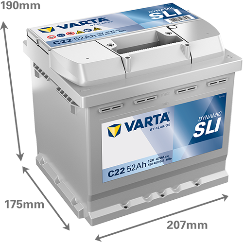 VARTA 552400047K262 - Starterbatterie