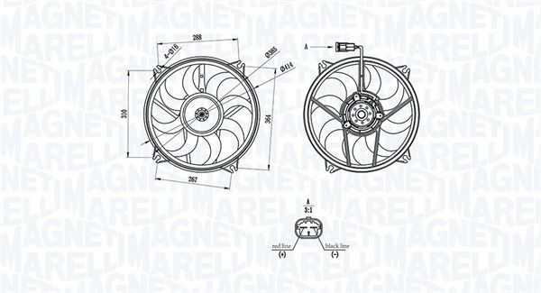MAGNETI MARELLI 069422708010 - Lüfter, Motorkühlung