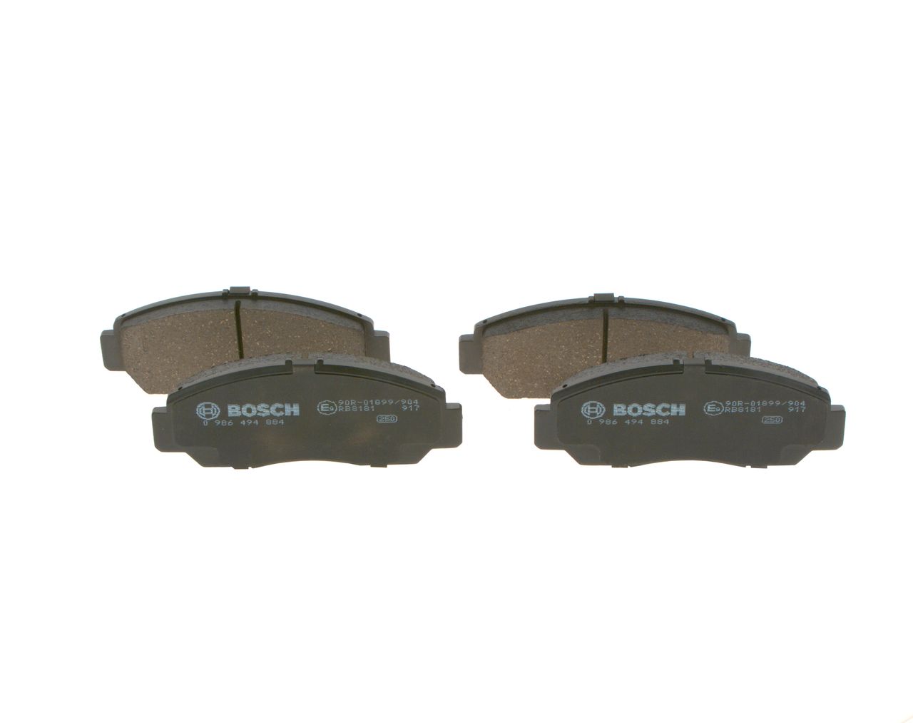 BOSCH 0 986 494 884 - Bremsbelagsatz, Scheibenbremse