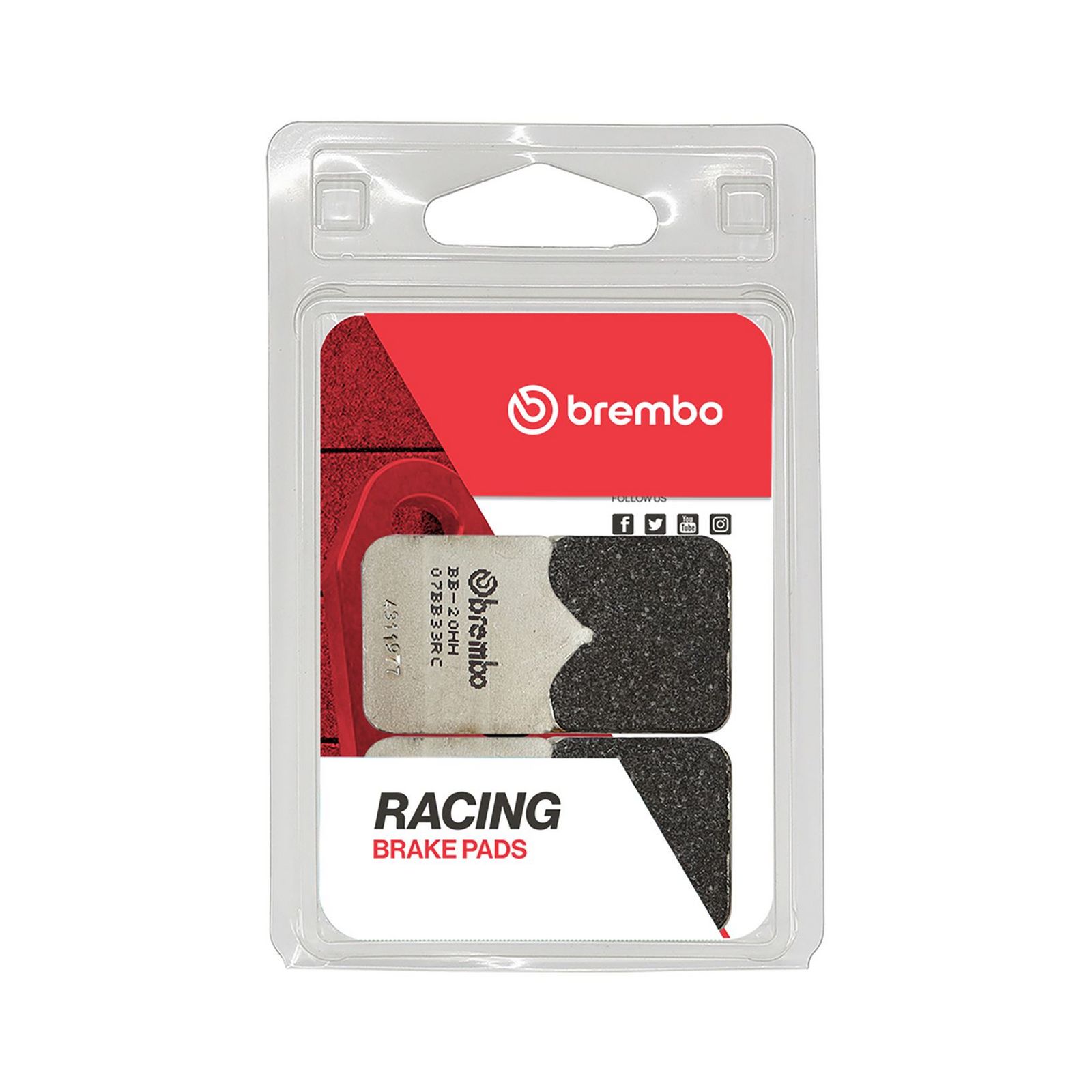 BREMBO 07BB33RC - Bremsbelagsatz, Scheibenbremse
