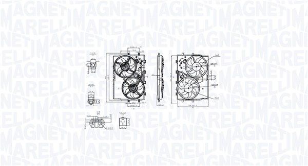 MAGNETI MARELLI 069422853010 - Lüfter, Motorkühlung