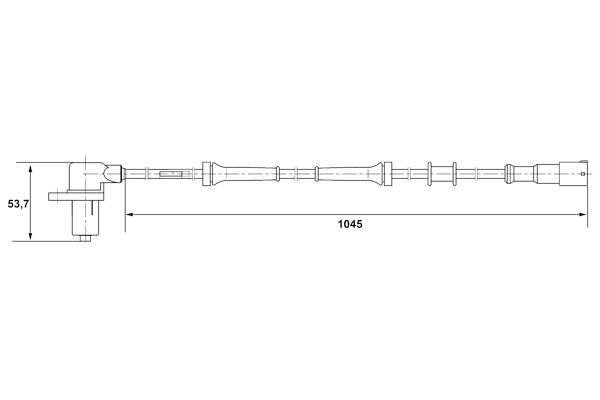 BOSCH 0 265 006 162 - Sensor, Raddrehzahl