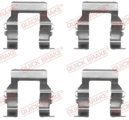 QUICK BRAKE 109-1279 - Zubehörsatz, Scheibenbremsbelag