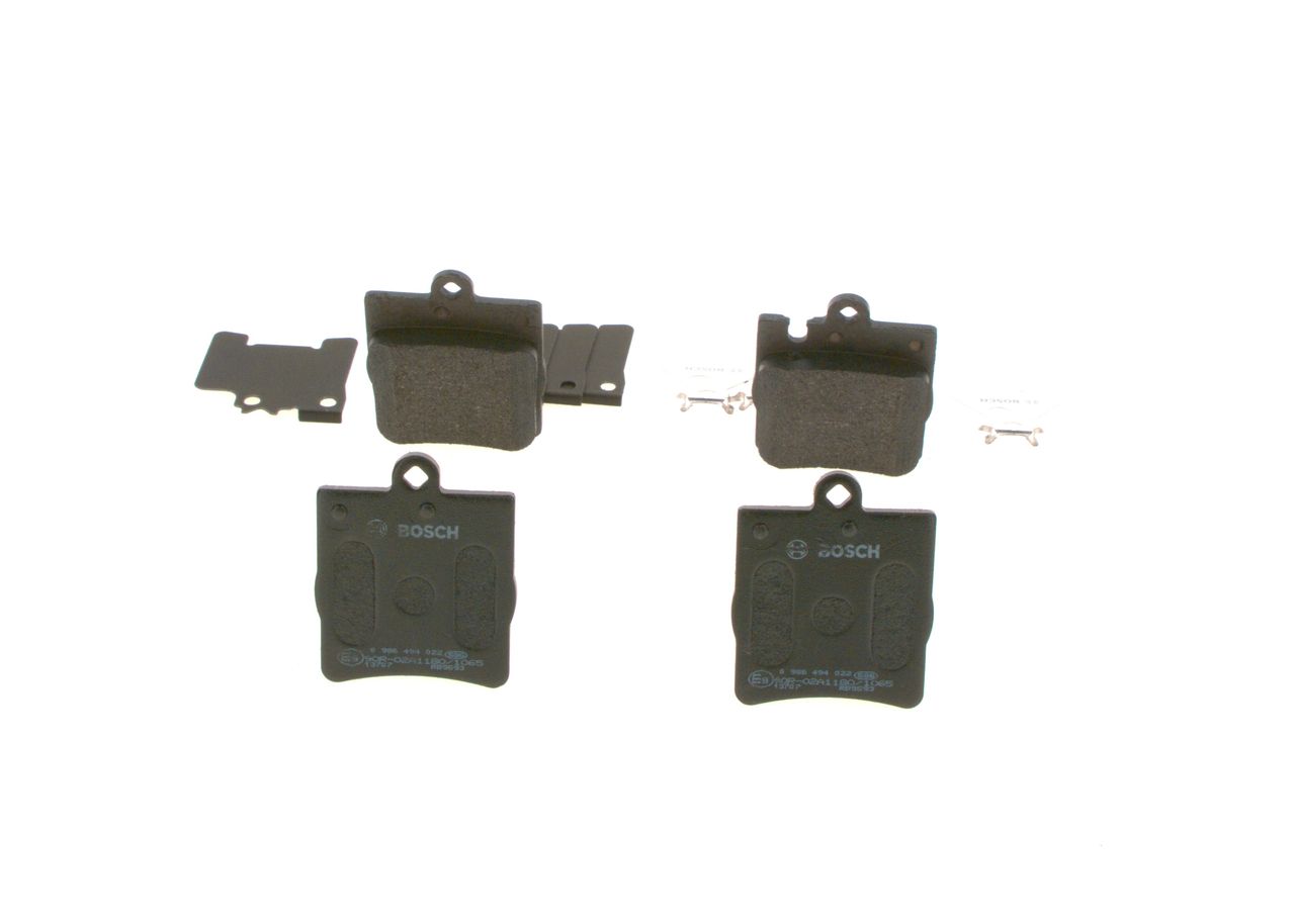 BOSCH 0 986 494 022 - Bremsbelagsatz, Scheibenbremse