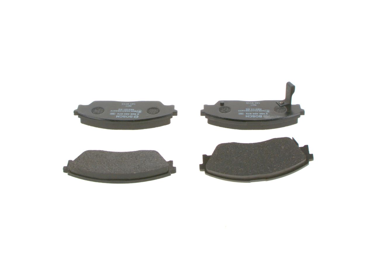 BOSCH 0 986 460 972 - Bremsbelagsatz, Scheibenbremse