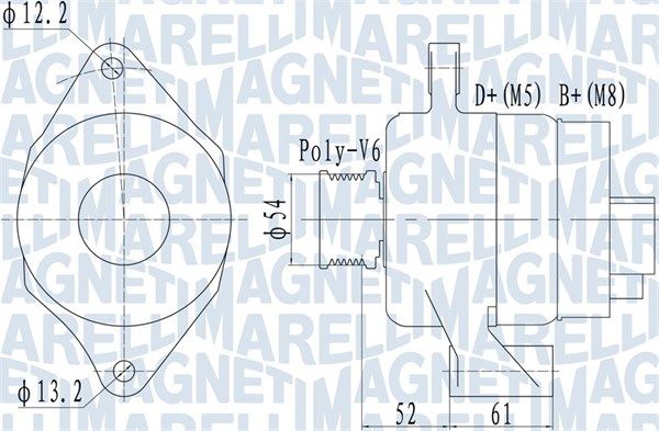 MAGNETI MARELLI 063732049010 - Generator
