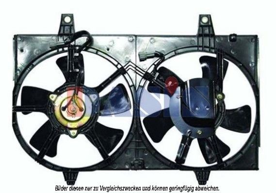 AKS DASIS 078044N - Lüfter, Motorkühlung