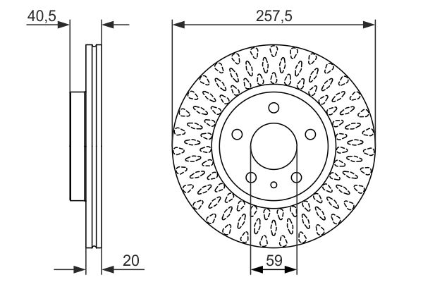 BOSCH 0 986 479 647 - Bremsscheibe